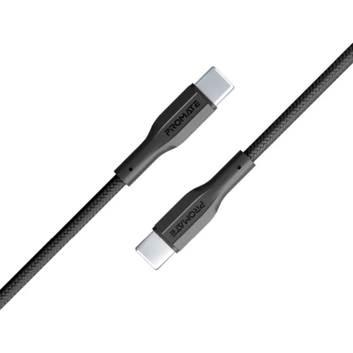 Дата кабель USB-C to USB-C xcord-cc.black Promate (xcord-cc.black)