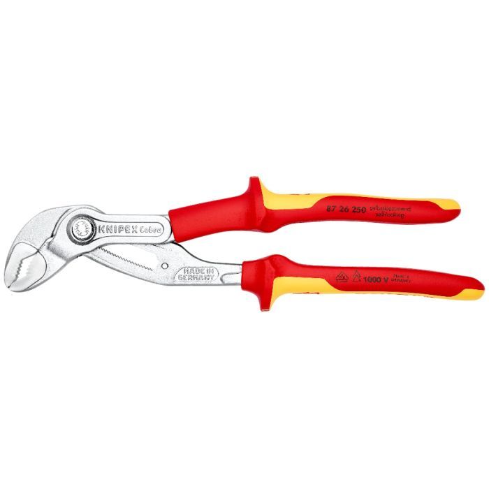 Кліщі KNIPEX сантехнічні Cobra VDE 87 26 250 (електроізольовані 1000V) (87 26 250) зображення 3
