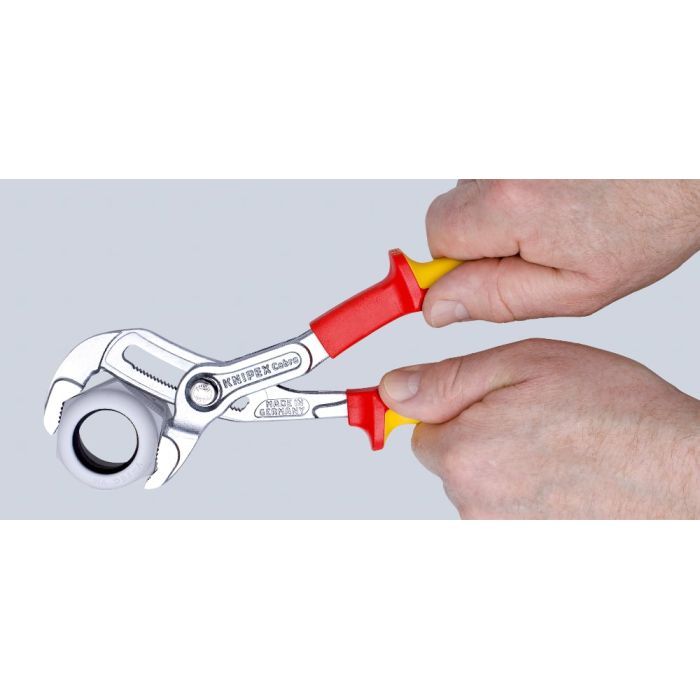 Кліщі KNIPEX сантехнічні Cobra VDE 87 26 250 (електроізольовані 1000V) (87 26 250) зображення 4