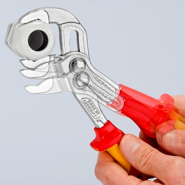 Кліщі KNIPEX сантехнічні Cobra VDE 87 26 250 (електроізольовані 1000V) (87 26 250) зображення 7