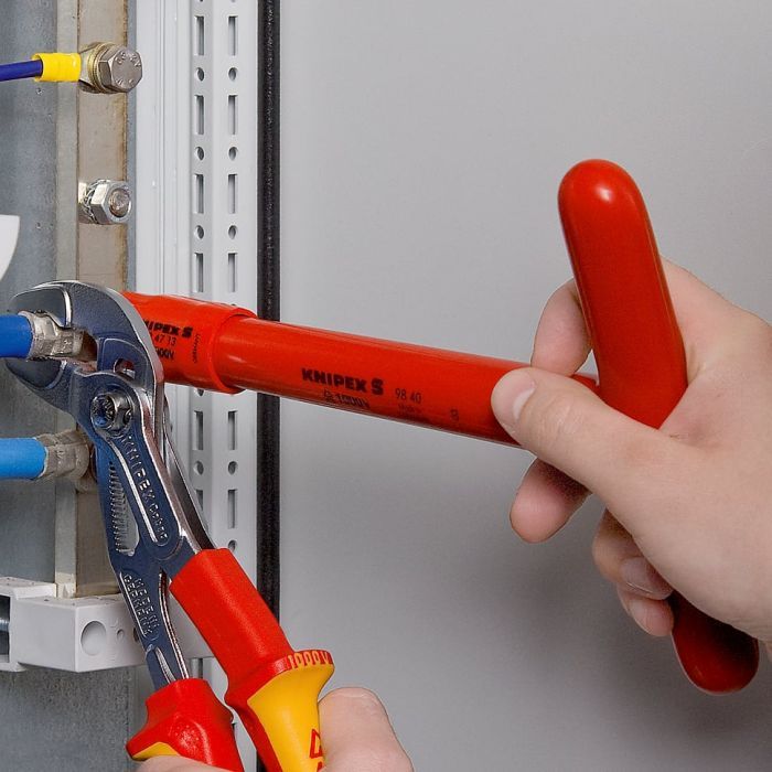 Кліщі KNIPEX сантехнічні Cobra VDE 87 26 250 (електроізольовані 1000V) (87 26 250) зображення 8