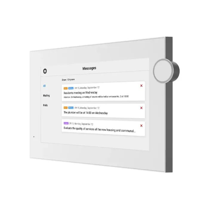 Видеодомофон Bas-IP AZ-07LF Android WiFi white изображение 3