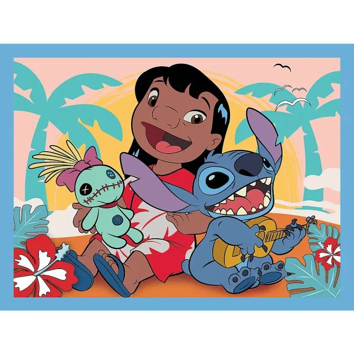 Пазл Trefl Lilo&Stitch Счастливые 2 in 1+memos (5900511935851) изображение 3