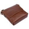 Сумка Grande Pelle Кожаная мужская через плечо Коричневая (11567) изображение 5