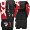Боксерские перчатки RDX REX F4 Red/Black 12 унцій (BGR-F4R-12OZ) изображение 2