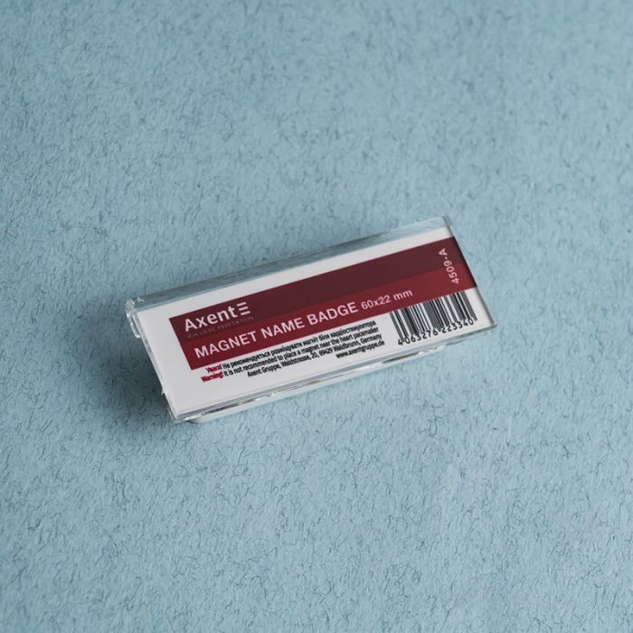 Бейдж Axent акриловый на магните 4509 (60х22 мм) (4509-A) изображение 3