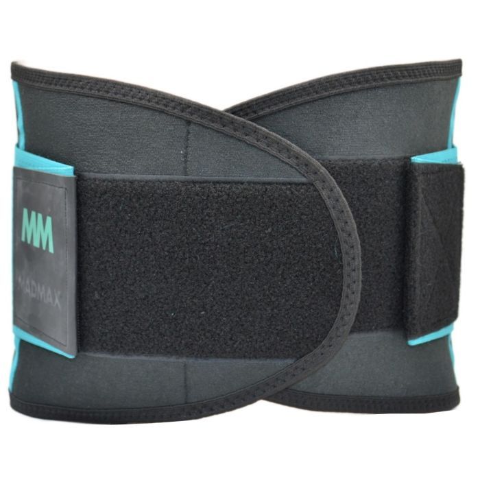 Пояс компрессионный MadMax MFA-277 Slimming belt Black/turquoise L (MFA-277-TRQ_L) изображение 10