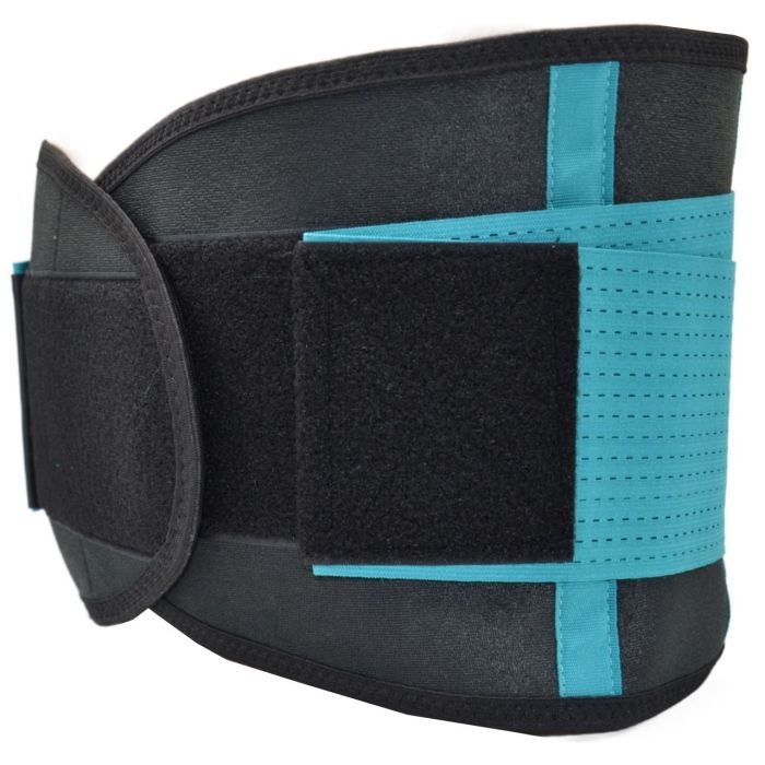 Пояс компрессионный MadMax MFA-277 Slimming belt Black/turquoise L (MFA-277-TRQ_L) изображение 7