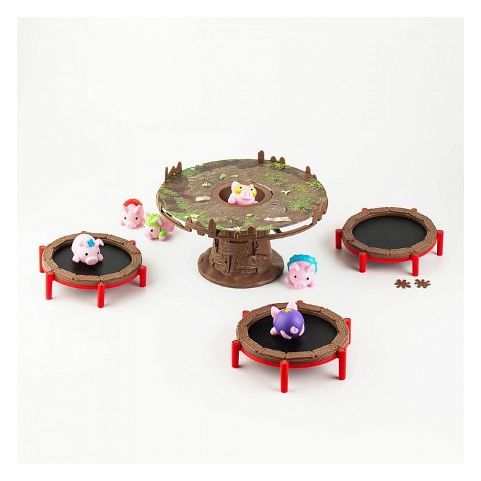 Настільна гра Fun Games Shop Хрюшки - Попригушки (Pigs on Trampolines) (укр.) (FGS63) зображення 4