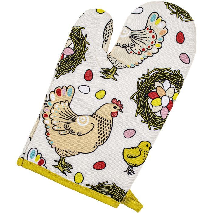 Кухонна прихватка Home Line Рукавиця Курочки 17x28 см (182829)