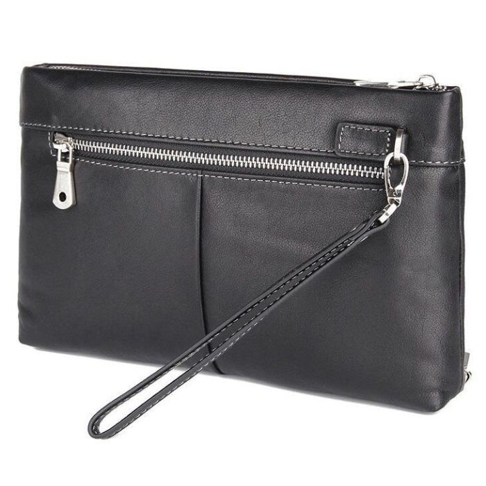 Сумка Vintage В гладкой коже Черная (14970) изображение 6