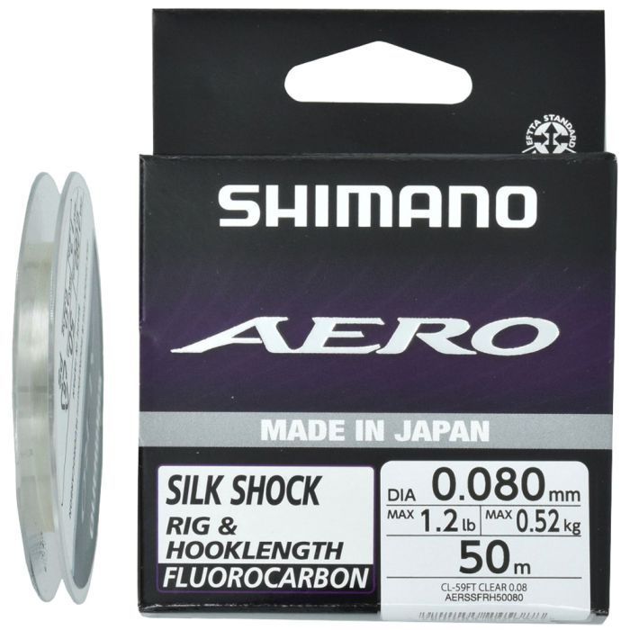 Флюорокарбон Shimano Aero Silk Shock Fluoro Rig/Hooklength 50m 0.179mm 3.01kg (2266.58.62)