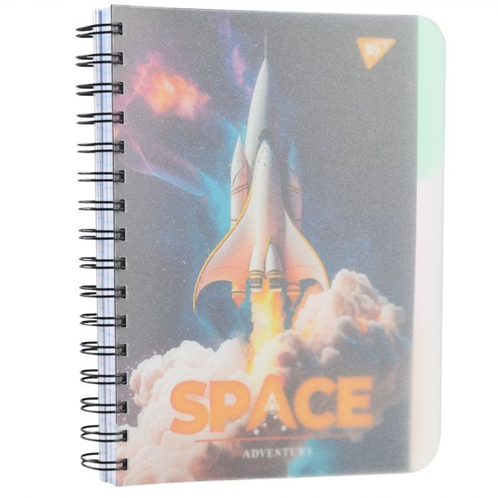 Блокнот Yes А5 Space adventure 144 листа пластиковая обложка (681955) изображение 3