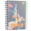 Блокнот Yes А5 Space adventure 144 листа пластиковая обложка (681955) изображение 3