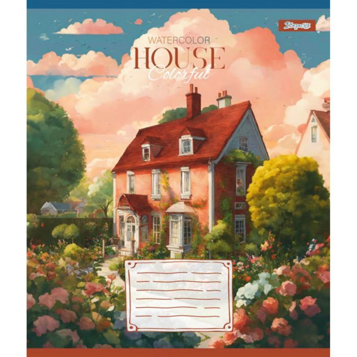 Тетрадь 1 вересня House colorful А5 18 листов линия (766981) изображение 3