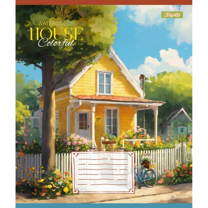 Тетрадь 1 вересня House colorful А5 18 листов линия (766981) изображение 4