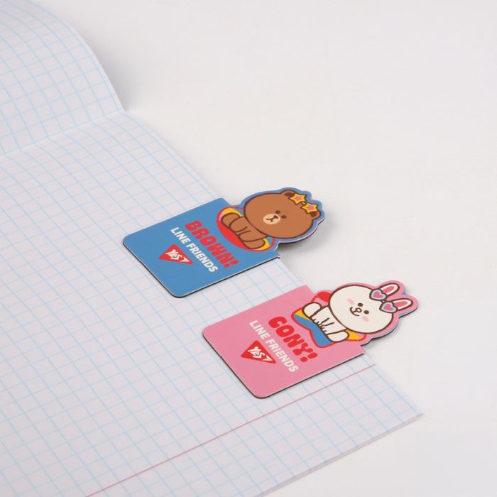 Закладки для книг Yes магнітні Line Friends, висікання, 2 шт (708399) зображення 3