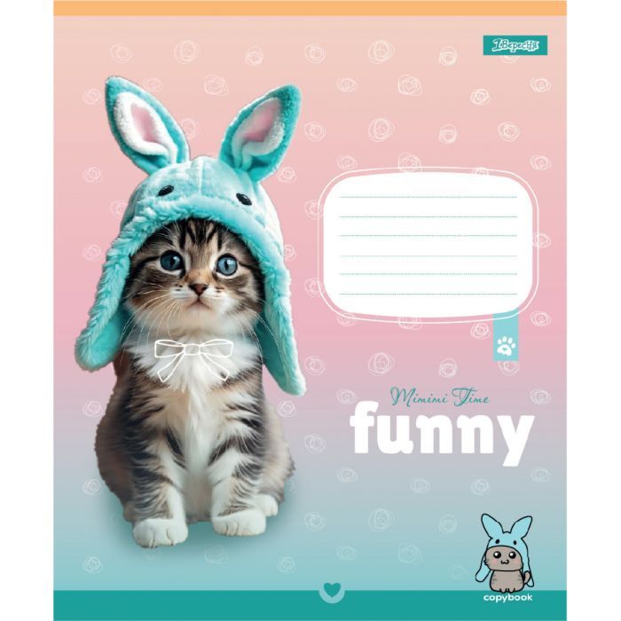 Зошит 1 вересня Funny Pets А5 12 аркушів лінія (768209) зображення 2