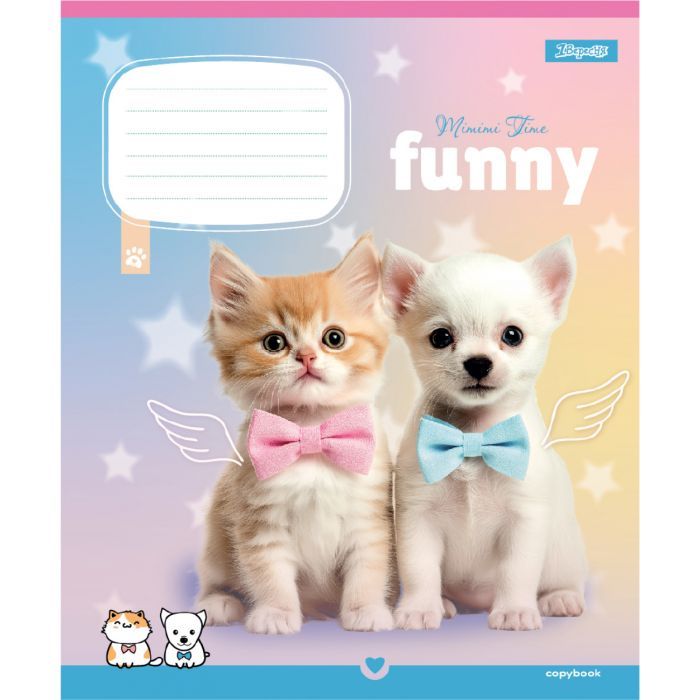 Зошит 1 вересня Funny Pets А5 12 аркушів лінія (768209) зображення 4