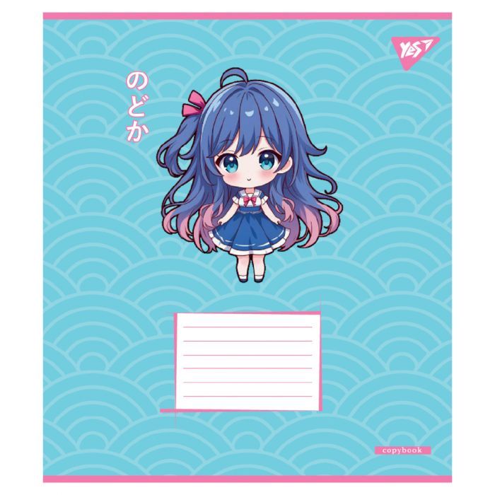 Зошит Yes Anime girls А5 12 аркушів коса лінія (767989) зображення 5