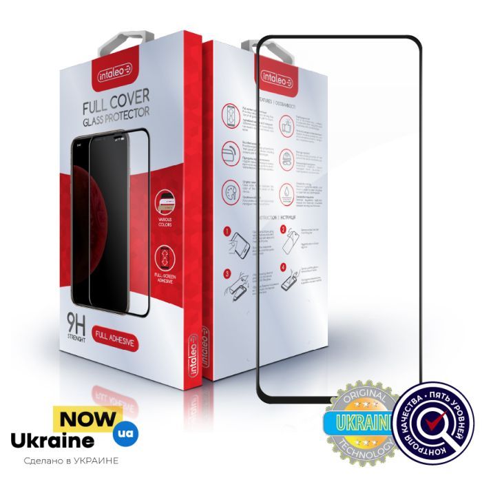 Скло захисне Intaleo Full Glue Xiaomi Mi 11T Black (1283126518768)