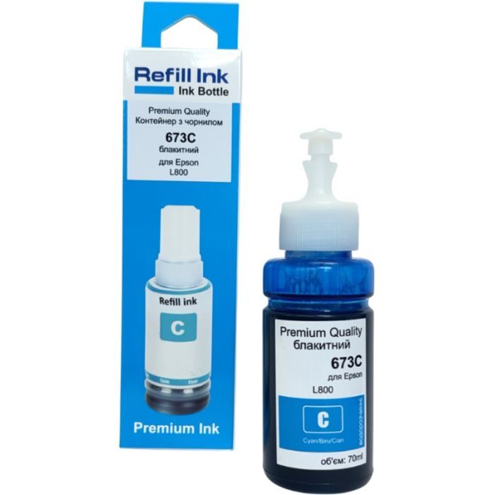 Чорнило Premium Quality Epson 673 70мл Cyan (70264896)