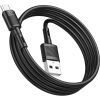 Дата кабель USB 2.0 AM to Micro 5P 1.0m 2.4A PVC X83 black HOCO (6931474770882) зображення 3