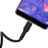 Дата кабель USB 2.0 AM to USB-C 1.0m 3A silicone BX30 black BOROFONE (6931474706928) изображение 3