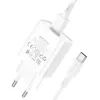 Зарядное устройство BOROFONE BA74A Aspirer USB + cable USB to USB-C White (6974443388671) изображение 4