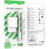 Зарядное устройство BOROFONE BA74A Aspirer USB + cable USB to USB-C White (6974443388671) изображение 6