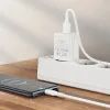 Зарядное устройство BOROFONE BA74A Aspirer USB + cable USB to USB-C White (6974443388671) изображение 8