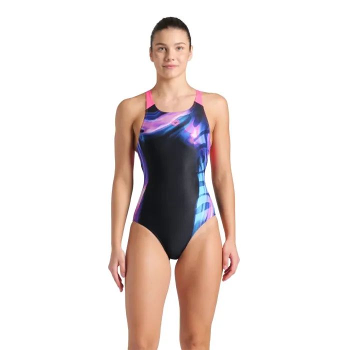 Купальник Arena Dreamhline Swimsuit V Back 008328-760 темно-синій 44 (3468337558958)