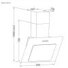 Витяжка кухонна Pyramida NRX 60 (800) B GWH зображення 7