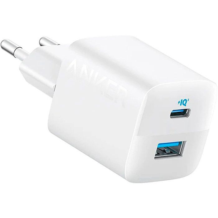 Зарядное устройство Anker PowerPort 323 33W USB-C + USB-C White (A2331G21)