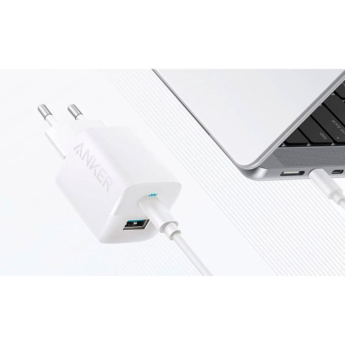 Зарядное устройство Anker PowerPort 323 33W USB-C + USB-C White (A2331G21) изображение 3