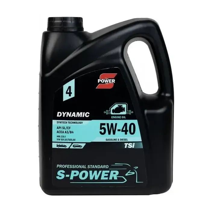 Моторное масло S-POWER DYNAMIC TSi 5W-40 4л