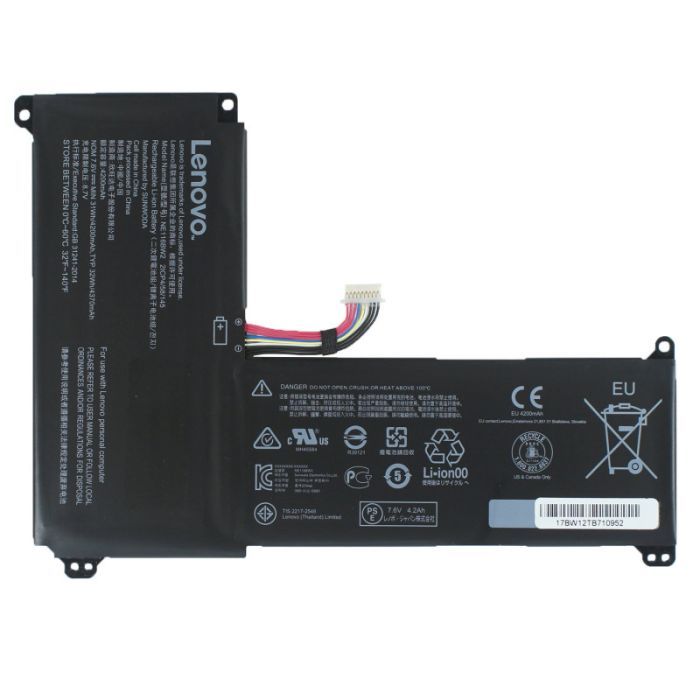 Аккумулятор для ноутбука Lenovo IdeaPad 120s-14IAP 5B10M53638, 4300mAh (32Wh), 2cell, 7.5V, Li-ion (A71089)