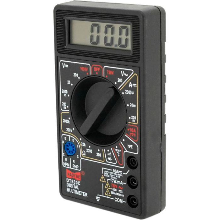 Цифровий мультиметр HAOYUE DT-830C, щупи, термопара, Box (HAOYUE DT-830C) зображення 2