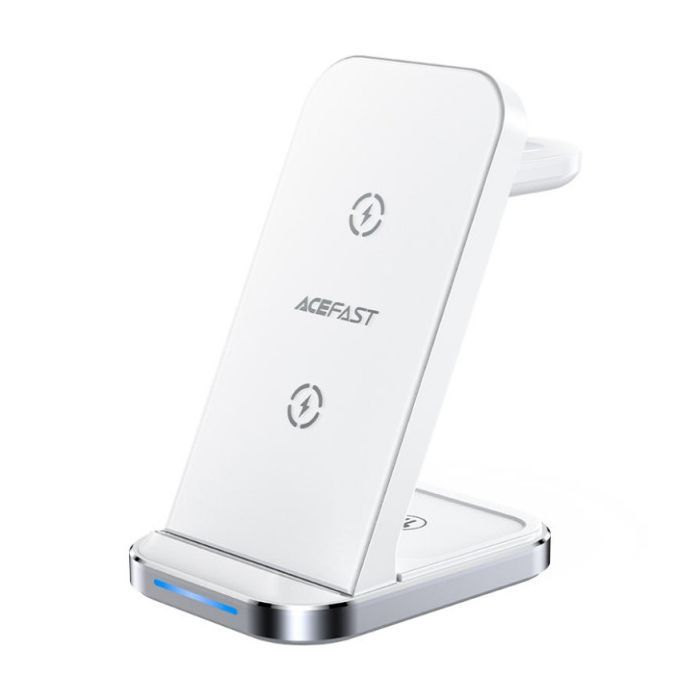 Зарядний пристрій Acefast E15 Wireless QI 3in1 15W Black (6974316281986)