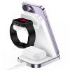 Зарядний пристрій Acefast E15 Wireless QI 3in1 15W Black (6974316281986) зображення 5