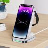 Зарядний пристрій Acefast E15 Wireless QI 3in1 15W Black (6974316281986) зображення 7