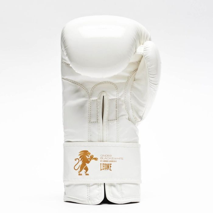 Боксерські рукавички Leone GN059W White/Gold 16 унцій (GN059W_White_16oz) зображення 4