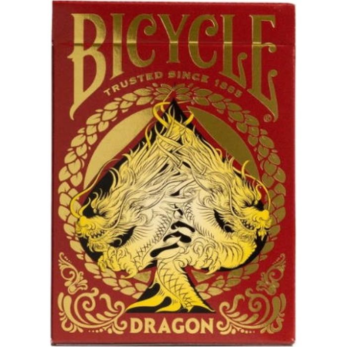 Гральні карти Bicycle Red Dragon (Bicycle Premium) (ВР_КГБРД) зображення 2