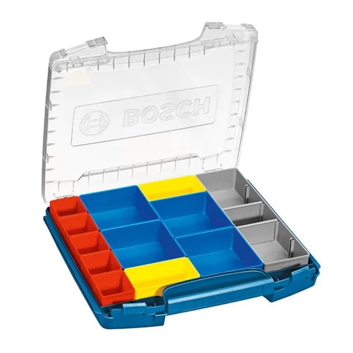 Ящик для інструментів Bosch Professional 14 відділень, регульовані перегородки, 357х316х72мм (1.600.A00.1S8)