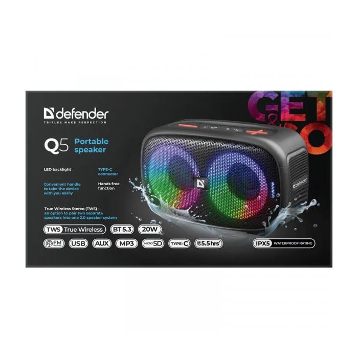 Акустична система Defender Q5 Black (65305) зображення 6