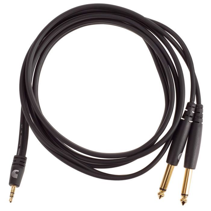 Інсертний кабель D'Addario Custom Series 1/8" to Dual 1/4" Audio Cable (1.8m) (PW-MPTS-06) зображення 2