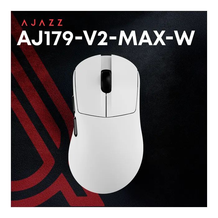 Мишка Ajazz AJ179 V2 MAX Wireless/Bluetooth/USB White (AJ179-V2-MAX-W) зображення 5