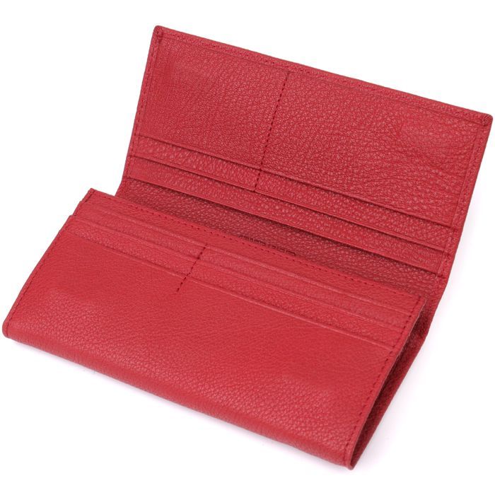 Гаманець ST Leather З натуральної шкіри Червоний (23087) зображення 5