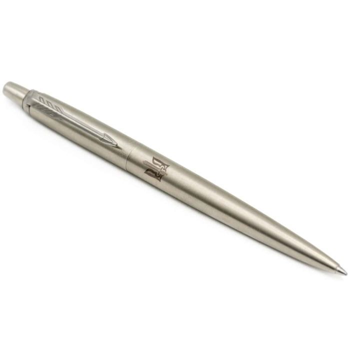 Ручка шариковая Parker JOTTER 17 UKRAINE SS CT BP Трезубец ОУН (глад.) (16132_T030t) изображение 3