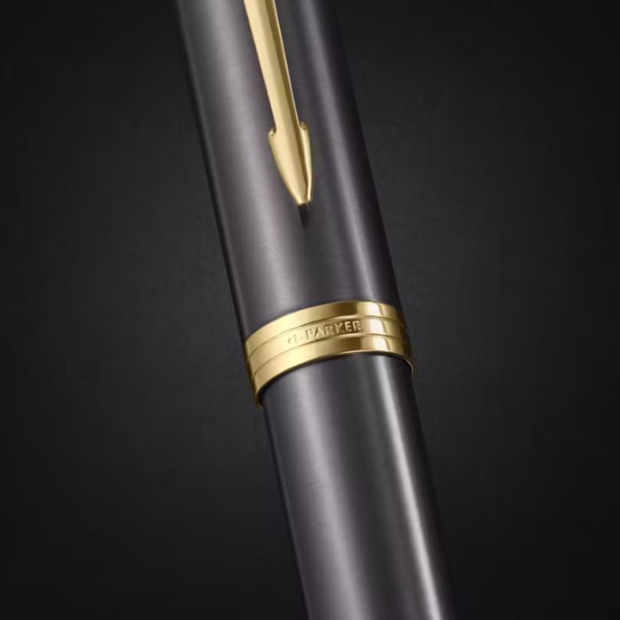 Ручка пір'яна Parker IM 17 Grey Lacquer GT  FP F (21 111) зображення 10